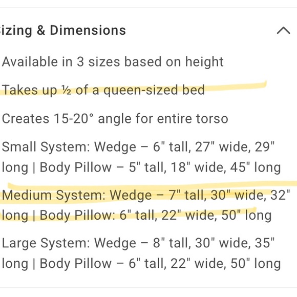 MedCline Standard Acid Reflux Pillow System (Medium) - Picture 6 of 6